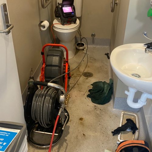 leaking toilet image